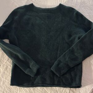 Reformation green cashmere sweater